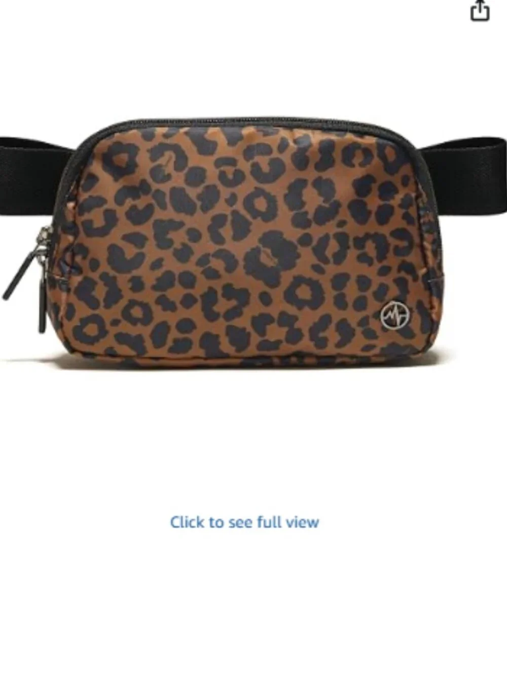 Pander Nylon Fanny Pack for Women, Two-Way Zipper Crossbody Bag | 1L nylon belt